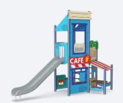 Picture of playpark equipment - play town house