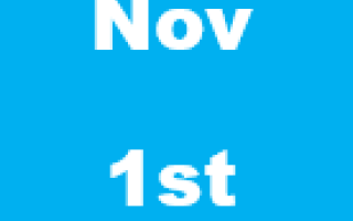 1st Nov