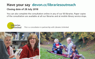 Rural Library Service Consultation poster