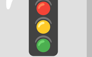 Traffic lights on West Hill Road