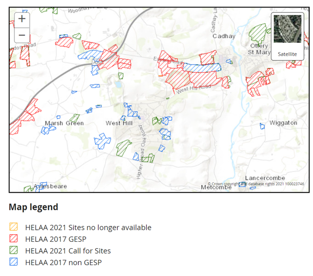 DRAFT Local Plan - West Hill Call for Sites